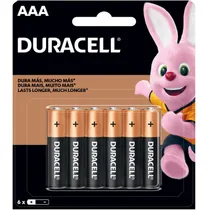 Pilha Duracell AAA X6 Mini