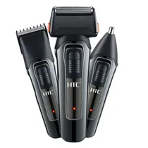 Maquina de Cortar Cabelo HTC AT-1088C 3 Em 1 3W Recarregável