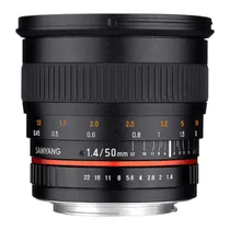 Lente Samyang Fuji MF 50MM F1.4 X FF DSLR