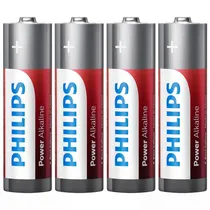 Pilhas Philips Alkaline Power AA com 4 Pilhas - LR6P4B/97
