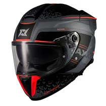 Capacete Axxis Hawk SV Evo Dark Justice - Articulado - Tamanho M - com Óculos Interno - Matt