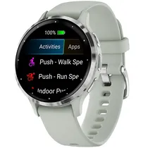 Relógio Garmin Venu 3S 010-02785-01 com GPS/Wi-Fi - Verde