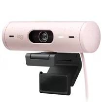 Webcam Logitech Brio 500 FHD 1080P HDR para Videoconferencia (960-001418) – Rosa
