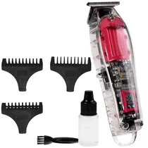 Máquina de Cortar Cabelo Prosper P-2129 10 Watts Recarregável Bivolt - Transparente/Rosa