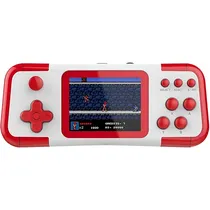 Console Portátil Game Box Sup A12 de 3" com 666 Jogos - Branco/Vermelho (Espanhol/Inglês/Chinês)