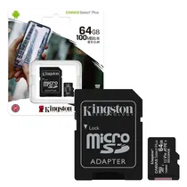 Memoria Micro SD 64GB Kingston SDCS3 100/85