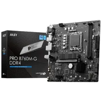 Placa Mãe MSI Pro B760M-G LGA 1700 DDR4