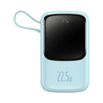 Cargador Portátil Inalámbrico Baseus Qpow Pro PPQD020103 10.000 Mah Azul