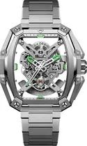 Relogio Masculino Ciga Design Z035-SS01-W1S Z Series Hunter Automatic Watch Silver