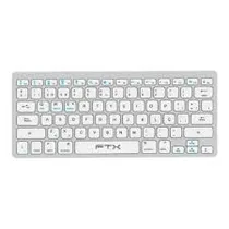 Teclado FTX FTXB1000 Bluetooth/Ultra Slim/Portugues Prata