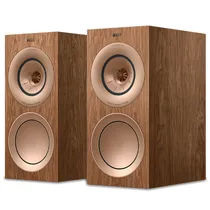 Caixa Kef R3 Meta Bookshelf Walnut 3 Vias