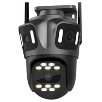 Camera de Seguranca Mannatech SWD2383-P15 Smart Wi-Fi / 360 - Preto