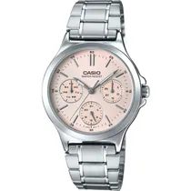 Relogio Casio LTP-V300D-4AUDF Analógico Feminino - Prata/Rosa