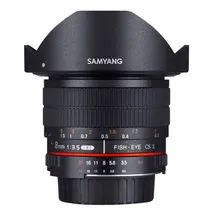 Lente Samyang Fuji MF 8MM F/3.5 II X Umc Fisheye