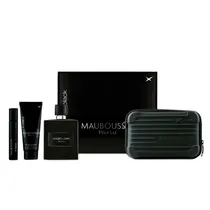 Perfume Masculino Mauboussin Pour Lui In Black Edp Set de 4 Piezas