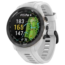 Smartwatch Garmin Approach S70 010-02746-00 com Tela Amoled / 5 Atm / 42MM / Wi-Fi - White