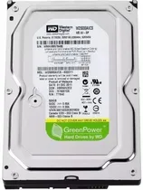 HD Western Digital 500GB Green SATA 2 7200RPM 3.5" WD5000AVDS Pull s/G