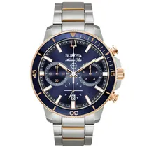 Bulova Reloj 98B301 Silver/Blue