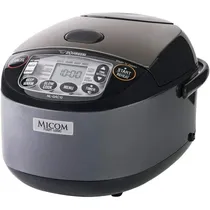 Panela Elétrica de Arroz Zojirushi NL-GAC10BM Umami Micom 5.5 Xícaras 1L 110V - Preto Metálico