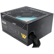 Fonte de Alimentação para PC Azza PSAZ-750W 80 Plus Bronze/750W/Bivolt - Preto