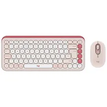 Teclado Logitech + Mouse Pop Icon Combo 920-013053 Espanhol - Rose