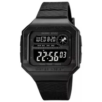 Relógio Masculino Digital Skmei 2022 BKBK Preto Preto