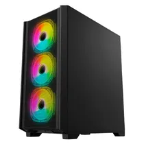 Gabinete FTX FTX-702BK Vidrio/Tem/ATX/Matx Black|
