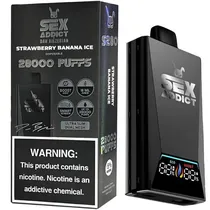 Sex Addict Vaper S280 28000PUFFS Strawberry Banana Ice