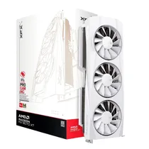 Placa de Video XFX Quicksilver White Magnetic Air Edition AMD Radeon RX-9070XT 16GB GDDR6 - RX-97TMAQKW9