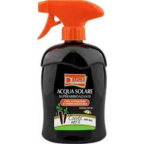 Água Bronzeadora Delice Solaire Acqua Superabbronzante Cenoura Negra - 500ML