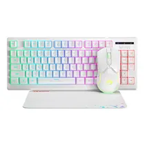 Tec/Mouse/Mousepad Marvo CM310WH Loot 30 White Usa