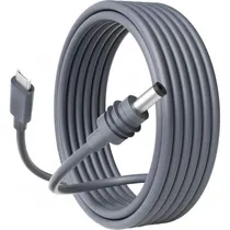 Cabo para Roteador Starlink Mini USB-C para DC / 2 Metros - Cinza