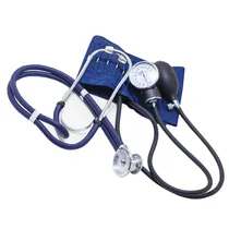 Medidor de Pressao Analogico More Fitness MF-233 com Estetoscópio - Azul