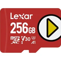 Memória Micro SD Lexar Play Gaming/Mobile 205-140MB/s C10 256 GB (LMSPLAY256G-Bnsnu)