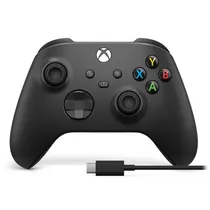 Controle para Console Microsoft 1914 - Bluetooth - para Xbox X/s/One - com Cabo USB-C - Preto