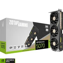 Placa de Vídeo Zotac Geforce RTX 5070 Gaming Solid Oc 12 GB GDDR7 (ZT-B50700J-10P)