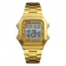 Relógio Masculino Digital Skmei 1337 Dourado