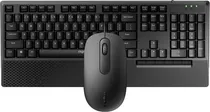Teclado e Mouse com Fio Rapoo NX2000 Black (Inglês) *Caixa Feia