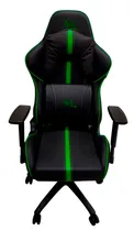 Cadeira Gamer Mtek MK02 (Ajustável) Preto/Verde