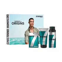 Kit Perfume Cristiano Ronaldo CR7 Origins Edt 100ML + Shower Gel + Boddy Spray