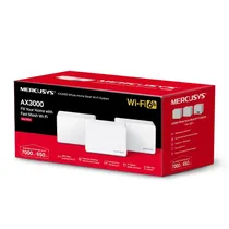Mercusys Router Wifi Halo H80X (3-Pack) AX3000 Whole Home Mesh WIFI6