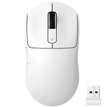 Mouse Gamer Sem Fio Attack Shark X3 PAW-3395, Trimodo USB-C BT 2.4GHZ, White