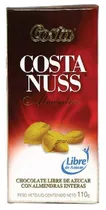 Chocolate Costa Nuss Amêndoas Sim Açúcar 110G