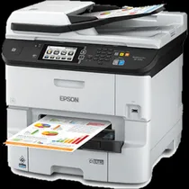 Impressora Epson Workforce Pro WF-6590 Multifuncional Wireless Colorido Bivolt
