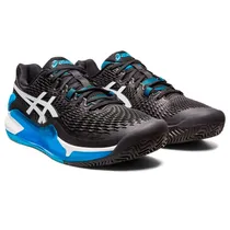 Tênis Asics Masculino 1041A375.001 42.5 Gel Resolution 9 Clay - Black/White