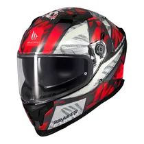 Capacete MT Helmets Braker SV Fury C5 - Fechado - Tamanho M - com Óculos Interno - Gloss