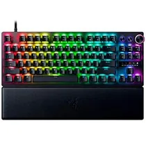 Teclado Gamer Razer Huntsman V3 Pro Tenkeyless Analog Optical USB / RGB / Inglês - Preto (RZ03-04980200-R3U1)