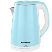 Jarra Elétrica Megastar TM8902A 1.500 Watts 1.8 Litros 220V ~ 50/60HZ - Azul/Branco