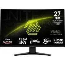 Monitor Gamer Curvo MSI Mag 274CXF 27" Full HD 280 HZ / 0.5 MS - Preto