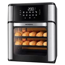 Fritadeira Elétrica Air Fryer Mondial Oven AFO-12L-Bi - 2200W - 12L - 220V 50/60HZ - Preto